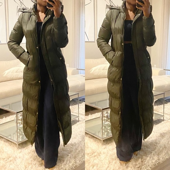 LAST CHANCE | Brave Soul Tall Hopma Longline Puffer Jacket - Picture 5 of 7